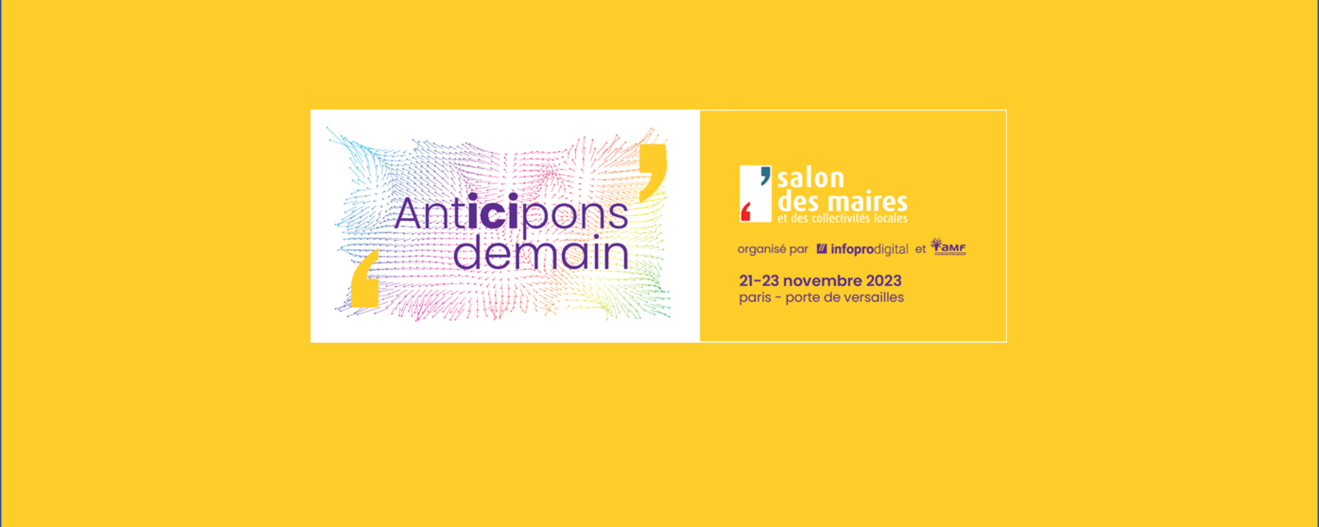 Affiche Salon des Maires 2023