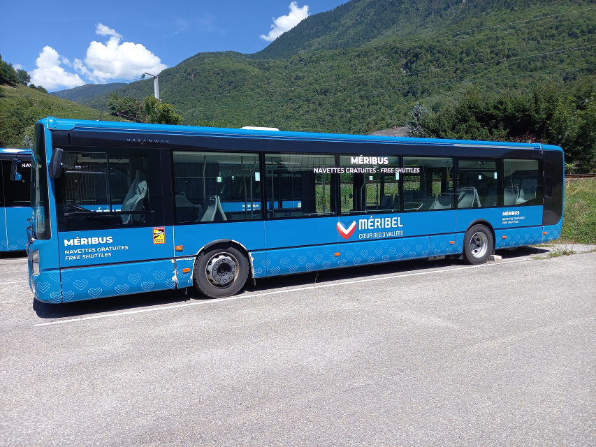 Bus Méribus Transdev à Méribel