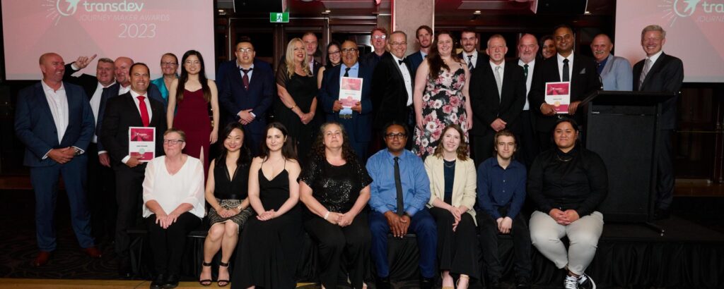 Winners at Transdev’s Journey Maker Awards for 2023