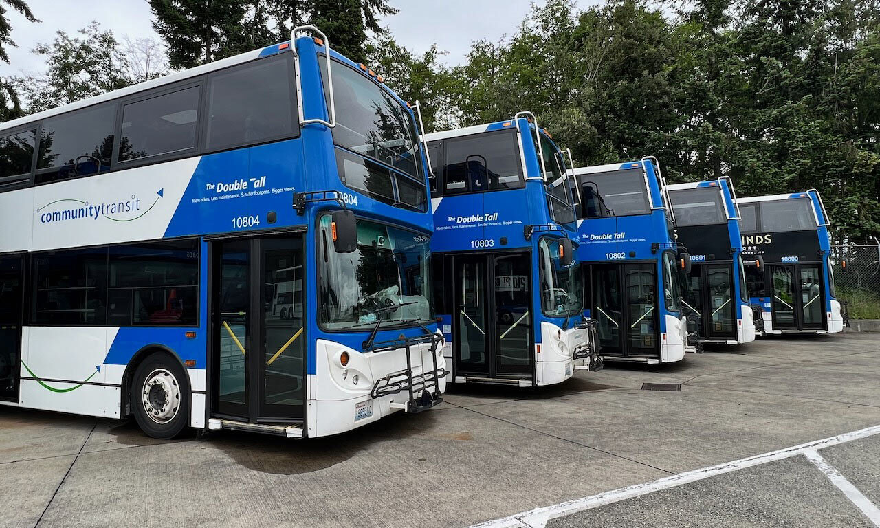 Community Transit buses