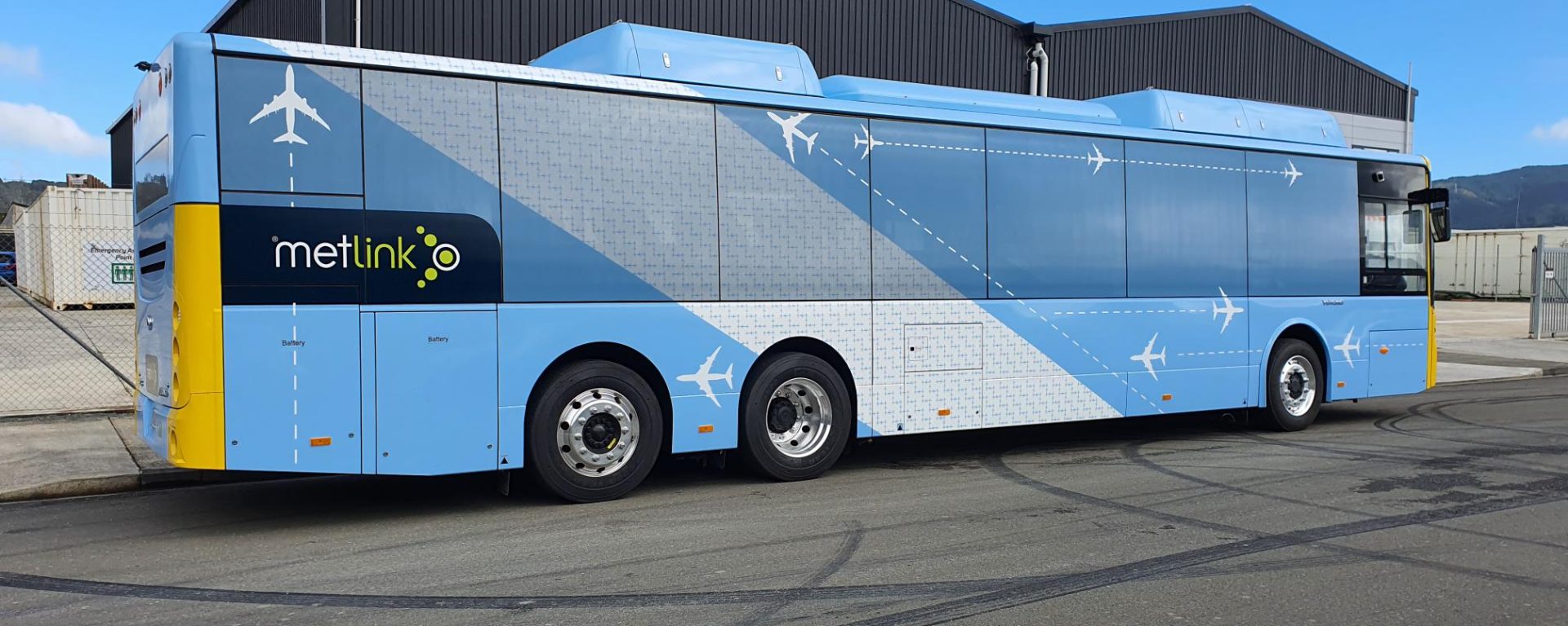 Metlink Airport Express bus in Wellington
